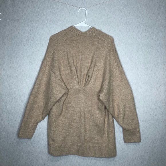 ASTR The Label Alpine Cardigan Women's XS Oatmeal Wool Blend Oversize Chunky - Picture 7 of 15